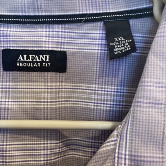 NWOT set of 3 Alfani short sleeve button down shirts size XXL - Picture 7 of 7